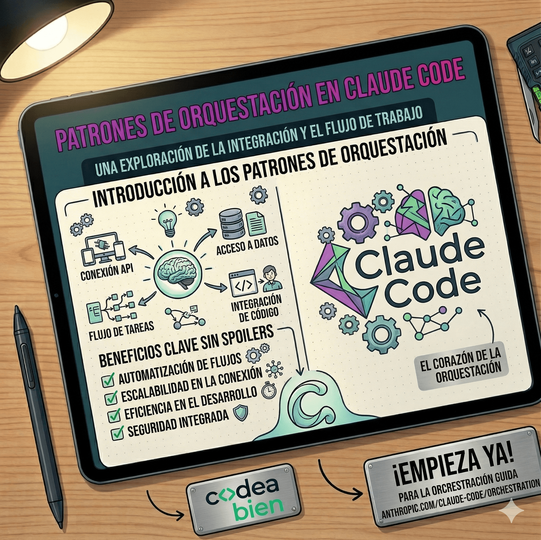 Patrones de orquestación en Claude Code